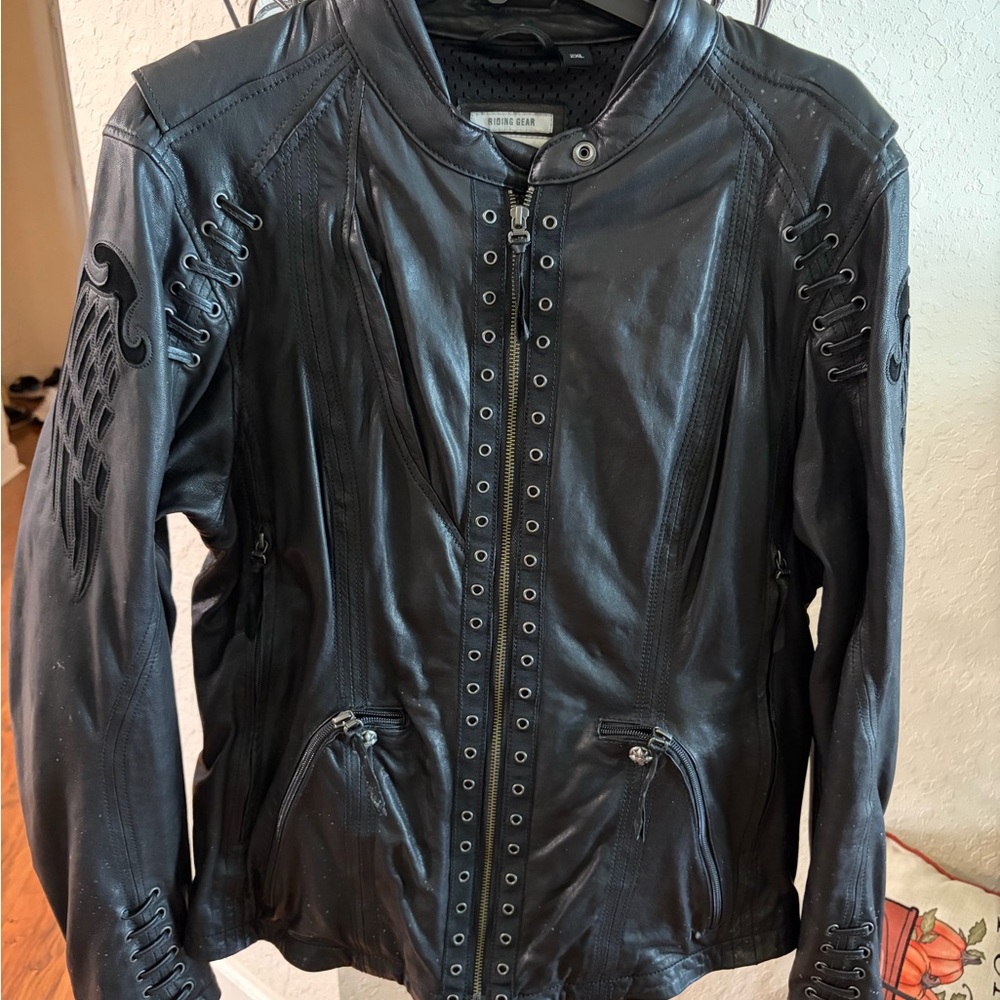 Harley Davidson Ladies Sheepskin Leather Jacket 2XL